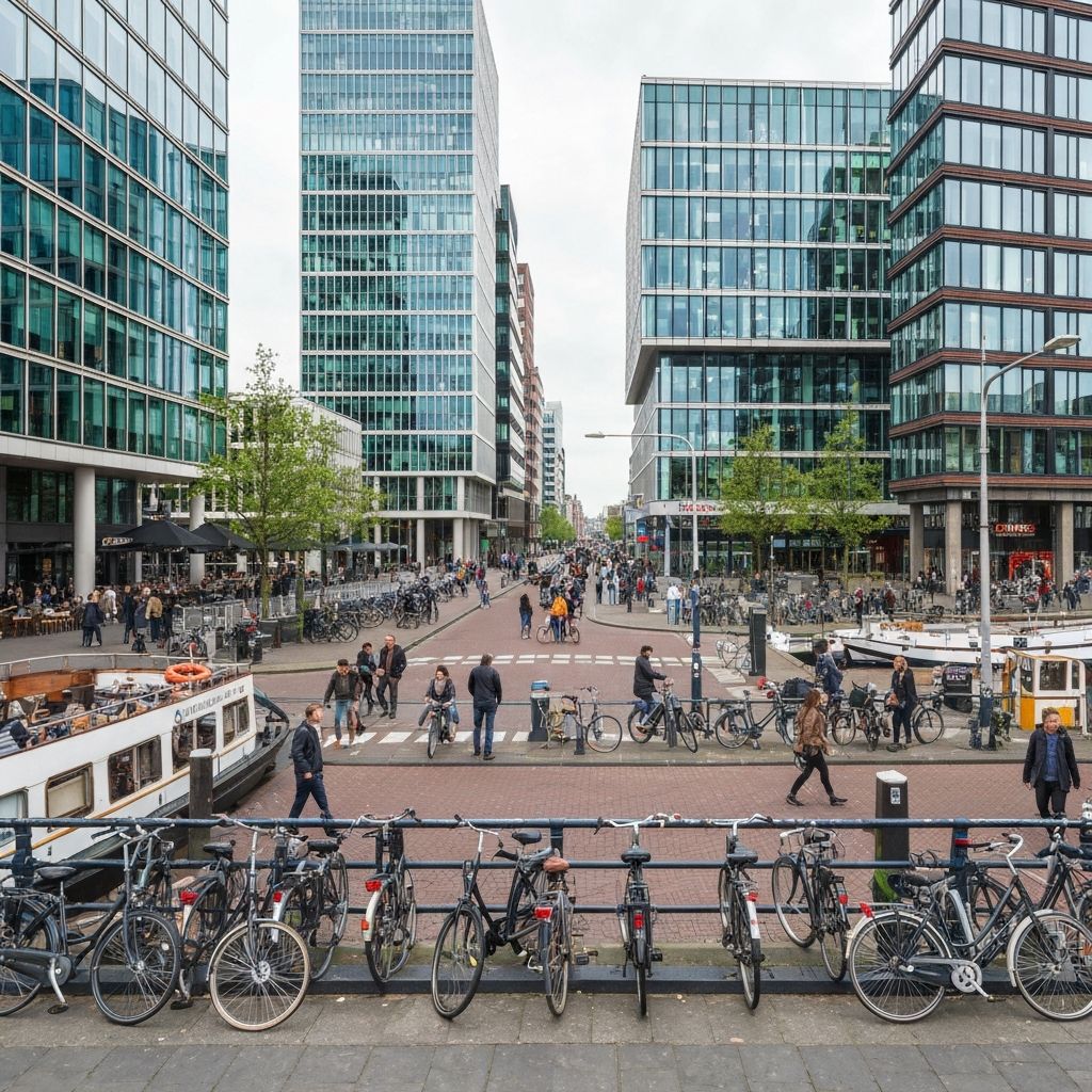 Stedelijk straatbeeld Rotterdam